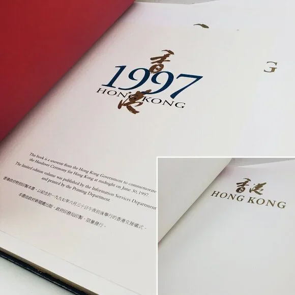 Hong Kong Photography Book 1997 Handover Commemorative Government Bernard Long